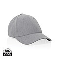 Recycled heather 6 panel cap 200gr, grey