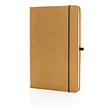 Recycled leather hardcover notebook A5