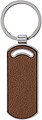Recycled leather keychain Jill, brown