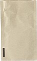 Recycled leather keychain Jim, brown