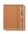 Recycled leather notebook set