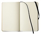 Recycled material notebook, black