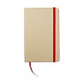 Recycled material notebook, red