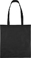 Recycled nonwoven (80 gsm) shopping bag Vian, black