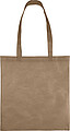 Recycled nonwoven (80 gsm) shopping bag Vian, brown