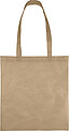 Recycled nonwoven (80 gsm) shopping bag Vian, khaki