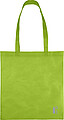 Recycled nonwoven (80 gsm) shopping bag Vian, lime