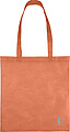 Recycled nonwoven (80 gsm) shopping bag Vian, orange