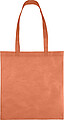 Recycled nonwoven (80 gsm) shopping bag Vian, orange