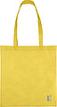 Recycled nonwoven (80 gsm) shopping bag Vian, yellow