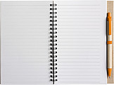 Recycled notebook. Orange