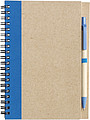Recycled notebook. Pale blue