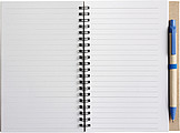 Recycled notebook. Pale blue