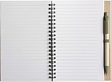 Recycled notebook. Pale green