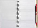 Recycled notebook. Red