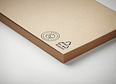 Recycled paper memo block