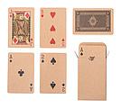 recycled paper playing cards
