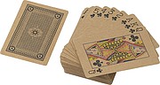 Recycled paper playing cards