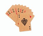 Recycled paper playing cards