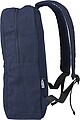 Recycled polycotton (330 gsm) backpack, blue