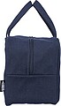 Recycled polycotton (330 gsm) cooler bag, blue