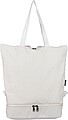 Recycled polycotton (330 gsm) tote backpack, beige