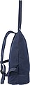 Recycled polycotton (330 gsm) tote backpack, blue