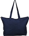 Recycled polycotton (330 gsm) tote bag Malina, blue