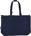 Recycled polycotton (330 gsm) tote bag Malina, blue