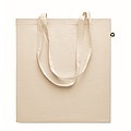 Recycled post-consumer cotton shopping bag