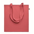 Recycled post-consumer cotton shopping bag