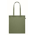 Recycled post-consumer cotton shopping bag