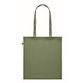 Recycled post-consumer cotton shopping bag