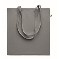 Recycled post-consumer cotton shopping bag