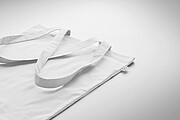 Recycled pre-consumer cotton shopping bag