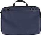 Recycled PU laptop bag Rafi, blue