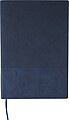 Recycled PU notebook (A5) Elian, blue