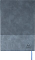 Recycled PU notebook (A5) Elian, light blue