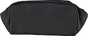 Recycled PU toilet bag Alon, black