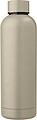 Recycled stainless steel bottle Isaiah, beige