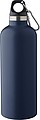Recycled stainless steel double walled bottle (500 ml), blue