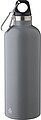 Recycled stainless steel double walled bottle (500 ml), grey