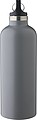 Recycled stainless steel double walled bottle (500 ml), grey