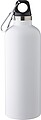 Recycled stainless steel double walled bottle (500 ml), white
