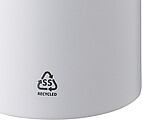 Recycled stainless steel double walled bottle (500 ml), white
