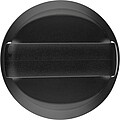 Recycled stainless steel double-walled bottle (600 ml) Mace, black