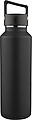 Recycled stainless steel double-walled bottle (600 ml) Mace, black