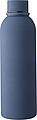 Recycled stainless steel double-walled drinking bottle (500 ml) Sena, blue