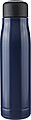 Recycled stainless steel double-walled drinking bottle (500 ml) Solene, blue