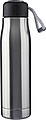 Recycled stainless steel double-walled drinking bottle (500 ml) Solene, silver
